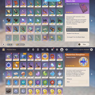 All Platform - EU - AR58 - 62 Character 18 5'Star - 7 Weapon 5'Star - Nefer - Varesa - Chasca - Arlecchino - Neuvillette - Image 2