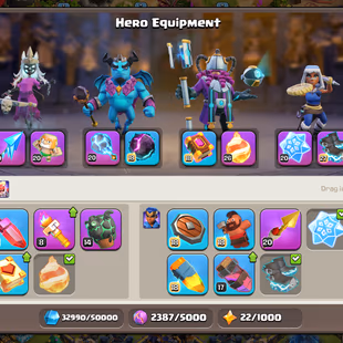 🔥[ 21'000 GEMS - TH-18 NEAR MAX ]🔥 5 HEROS - WALLS - PETS MAX | GG-SB-EB [MAX] | FB [26] | AF-FA-MT-RS-FF [20] - Image 6
