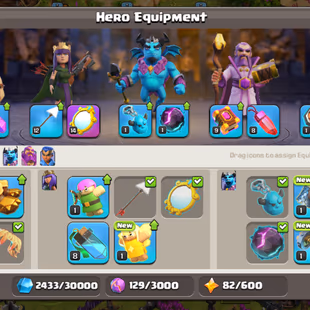 Th16 rush account | rename free | 2x epic equipment | 2100 gems | th16 donation account |  1x paid scenery available  - Image 7