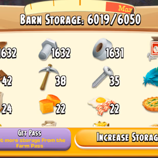 80 level | Barn Storage 6050 | Silo Storage 2000 | 6M Coin | 100 Gems | Android & IOS - Image 3