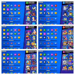 Trophy 107K [Full Max]💎All Max Brawler💎Skins 501x [] Legendary Rank 1 Hit [] Gold 69K [] Running Rank Mythic 1 - Image 4