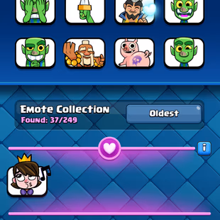 ||TROPHY:10028||ARENA:25||KT:14||16 CARD 14 LVL||2 CARD 15 LVL||2 EVO||9 YEARS BADGED ACCOUNT||LEVEL:46||RARE PIGGY - Image 6