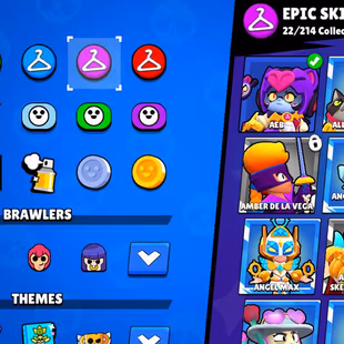 17k Trophies, 67 Brawlers, 4 Legendary Brawlers, 3 11 Strength Brawlers, 3 hypercharge, 118 Skins, Description - Image 8