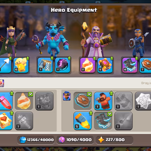 🔥[ TH-13 MAX NEWLY TH-14 NEAR MAX ]🔥 GREAT EQUIPMENT || HEROS: 76-76-50-51-27 || NICE TROOPS - DEFENCES - HEROS  - Image 6