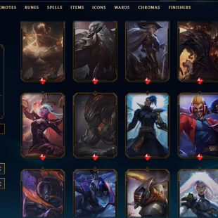 SEVER [ LAN ] -399 LVL  - UNRANK - 399 SKINS - FULL CHAMP [ 15600 BE -102  RP ] - FULL ACCESS  - Image 4