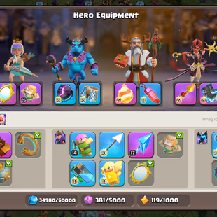 🔥TH 18 ALMOST MAX🔥XP 250- 5 HERO MAX- 5 EPIX EQUIPMENT MAX 2 LEVEL 26-WALS DEFENSE NEAR MAX-NC YES-BEST DEAL - Image 5