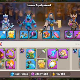 🔥FULL MAX DEFANCE-WALLS-HEROS🔥XP 177!TH 15 MAX!HEROS:90-90-58-65-40!NC 1K!NAER TROOPS!INSTANT DELIVERY  - Image 8