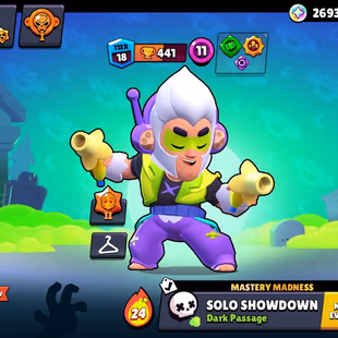 BANANAS COLT - 3 (11Lvl)  || 5218 TROPHY / 31 BRAWLER || 4 MYTHIC MORTIS EVE - SPIKE || 27 SKIN (2 HYPER SKIN) FREE NAME - Image 1