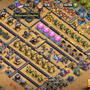 RARE [TH18 MAX] 6HERO/WALLS/LAB/MAIN DEF MAX || RARE WAR ARENA SCENERY/LEAGUE WARDEN SKIN || 7 EPIC MAX|| RENAME 1k |EE3 - Image 5