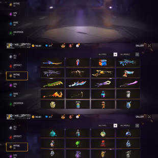 iOS/Android - Server MENA - Level 66 - Set 169 - Emote 38 - Weapon 343 -Artifact 1 - Mythic 53 - Epic 106 - Code1469 - Image 5