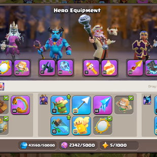Th16 Almost Max | Hero-80-80-62-40 | Equipment-14-Epic Almost Max | Defence Wall Max |  XP-223 | NC-Yes | BEST-DEAL - Image 5