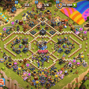 🔥Scenery Account🔥 || Th18 || High Epic Equipment || Heroes 90-96-72-75-45 || 1400 Cwl Medals || 6 Builders || Cheapest - Image 1