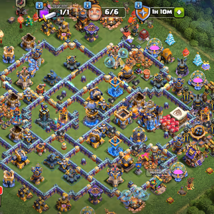 🌟BEST OFFER🌟TH 18 HIGH MAX [ DEFENCE ] HERO 66/91/55/61/40/5 | HIGH TROOPS | NC-500 | 249 MEDEL | SnB-MAX RS-20 AF-17 - Image 1