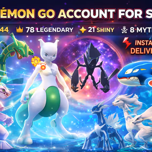 🎯LVL 44 ACCT | 78 LEGENDARY | 21 SHINY 👹| SHINY MEWTWO BEST BUDDY | RAYQUAZA | KYOGRE | NECROZMA | INSTANT DELIVERY - Image 2