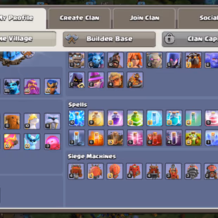 🔥TH18 MAX CLOSE🔥7000-GEMS!!SB/MAX FA/MAX SnB/MAX MM/MAX AF/MAX MS/20 LP/20 EB/MAX RS/20 FF/20!!HEROES 105-105-85-80-55 - Image 6