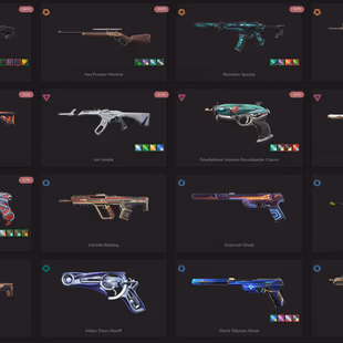 [EU] 4 Vandals | Spectrum, ChronoVoid, Sovereign Phantoms | Unranked (Ex Platinum) | 28,050 VP Spent | 310 Euro Spent  - Image 5