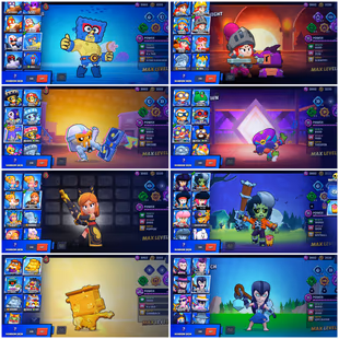 🏆 64.3K TROPHY 🏆 100/100 BR | 49 MAX [ 45 HYPERCHARGED ] | 301 RARE SKINS | 38 TITLES | 37 PRESTIGE  - Image 8