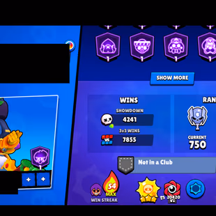 425 SKINS | 78.000 TROPHIES | 101 BRAWLERS | 34 HYPERCHARGE | 44 MAX | 42 PRESTIGE | 21 BUFFIES - Image 6