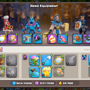 💫[ TH-15 NEAR MAX ]💫 6X EPIC EQUIPMENT || HEROS: 64-77- 40-52-30 || WALLS MAX || NICE DEF - TROOPS || BEST DEAL - Image 5