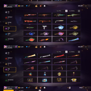 iOS/Android- Global - Level 62 - Rank Diamond - Set 70 - Emote 32 - Weapon 231 - Artifact 2 - Mythic 36 - Epic 61 - Code - Image 2