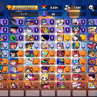 🏆 55K TROPHY 🏆 28 MAX [ 24 HYPERCHARGED ] 261 RARE SKINS | 30 TITLES | 28 MAX RANK BRAWLERS | FULL  ACCESS |  - Image 3