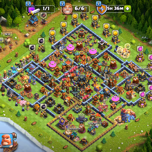 💫[ PREMIUM TH-17 ]💫 QUEEN: 100 [MAX] || G.GUANTLET [26] - F.ARROW [23] | HEROS: 80-100-61-52-30 || FAST DELIVERY  - Image 1