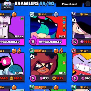 [DG-15] 23K-TROPHIES 59-BRAWLERS 2-HYPERCHARGED 40-SKINS 130-GEMS 60-RENAME CHEAP INSTANT DELIVERY GUARANTEED  - Image 4