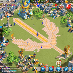 61M - Vip 14 - 7  Commanders - 32 Passport -  121 Gold Head - 32k Gems  - 1 Skin house - Image 2