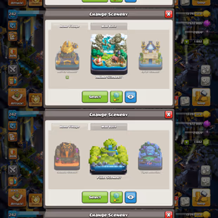XP 242 | TH18 FULL MAX ALL HEROES | 46 SKINS | NICE EQUIPMENT | 10 SCENERY | 8 MAX EPIC |FULL MAX BUILDER BASE - Image 6