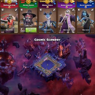 TH18 Max 🔴 33/34 Equipments Max  Almost 🔴  Cosmic Set - 33 Skins - Builder Hall Max - Longest & Smasher Max - Maxed 18 - Image 8