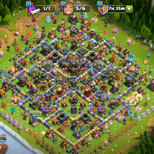 🔥[ TH-17 NEAR MAX ]🔥5 EPIC MAX : GG-SB-FA-MM-EB [MAX] | FB [26] || HEROS: 100-100-71-75-50 [ MAX FOR TH-17 ] - Image 1