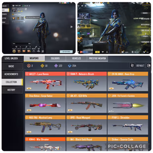 CODM-RAM-7-NEBULAS BRUSH-2X MYTHICAL WEAPONS 10X LEGENDARY-MANY RARE SOLDIERS-ONLY ACTIVASION LINK - Image 1