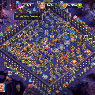 🔥12x Sceneries🔥 Th18 Pre-Max || Max Epic Equipment || Heroes 105-105-95-80-55-17 || Troops Fully Maxed || 6 Builders - Image 1