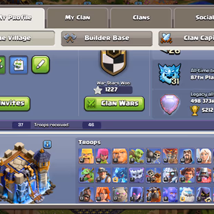 RR💥TH 18 HIGH DEFENCE💥HERO 101/103/78/80/55/11 | 6 EPIC EQUIPMENT MAX 56 HERO SKIN NC-500 BUILDER BASE FULL MAX XP-236 - Image 3