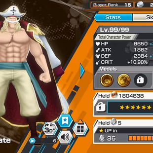 [3969][IOS+ANDROID] 4 EX - Kizaru + Whitebeard + Shanks + Nusjuro, support 118, Good Medal - Image 4