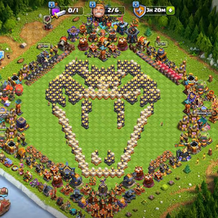 TH17 NEAR MAX || XP 193 || HEROES 95-96-81-70-45 || GOOD EPIC EQUIPMENTS || INSTANT DELIVERY  - Image 1