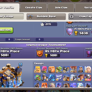 🔥RARE YEAR OF THE FIRE HORSE FULL SET🔥[TH18 MAX] 14 EPIC MAX ||5 HERO/MAIN DEF MAX||LAB/WALLS ALMOST MAX || RARE 4 MAP - Image 3