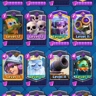 7k cups, lvl 34, deck with a witch, 8 evolutions, 1.2kk coins, 19 emoji, description - Image 7