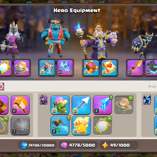 🔥2x Sceneries🔥 Th18 Max Defense || High Epic Equipment || Heroes 81-83-63-56-39 || 6 Builders || Nc Free || Cheapest - Image 4