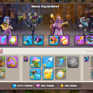 🔥TH 18 DEFENSE NEAR MAX🔥XP 242-HERO 88-88-85-80-55- 2 EPIC MAX 5 EPIC 26 LEVEL-DEFEBS ALMOST MAX-NC YES-DRAGON STATUE - Image 6