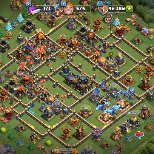 🔥TH 17 NEAR MAX🔥BK 91 AQ 100 MP 52 GW 75 RC 50 || FREE NAME CHANGE || 3 EPIC EQUIPMENT MAX || 6 HERO SKIN - Image 2