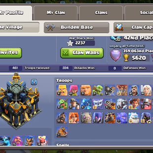 (RARE ACCOUNT 3 SKIN MEDALS) TH17 NEAR MAX | 836STAR POTION | 22 SKIN HERO | MANY MAGIC ITEMS | 365MDALS | 2237 WS 5620  - Image 3