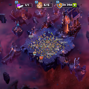 TH18 ALMOST MAX 🌟 RAREST COSMIC SET 🌟 LEVEL 237 || 14 EPIC EQUIPMENTS UNLOCKED || 21 SKINS || RENAME 1K || INSTANT  - Image 1