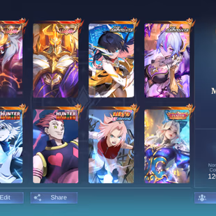 PL618|Lvl 96|MEGA COLLECTOR III|505 SKIN|2 LEGEND|2 SANRIO|2 ASPIRANTS|2 HXH(KIILLUA,HISOKA)|SAKURA KALEA|IRITHEL DUCATI - Image 1