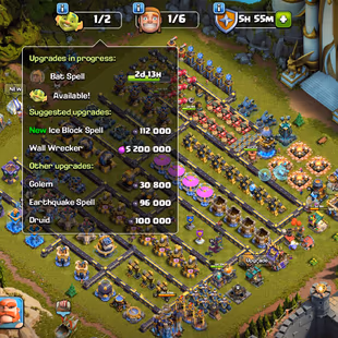 [EE65] 🌟6 HERO MAX🔥 LEGENDARY SCENERY [TH18 MAX] PROFILE/DEF/WALLS ALMOST MAX || 8 EPIC MAX ||INGAME ALL ITEM DISCOUNT - Image 6