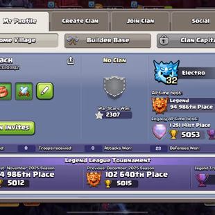 🔥12k Gems💎 Townhall 18 [] Party Scenery [] High level EQUIPMENS [] Free Rename [] Heroes 105-100-95-80-55-11 | Free GP - Image 4