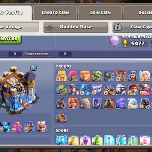 🔥TH 18 ALMOST MAX🔥XP 249- 5 HERO MAX- 3 EPIC MAX MS 26 FA 20-FULL DEFENSE MAX-NC YES-ACTIVE GOLD PAS-B BASE FUL MAX - Image 3