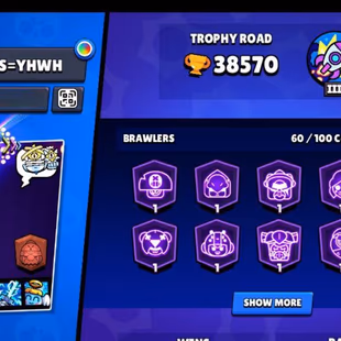 37 BRAWLERS 1000 TROPHIES | HC POCO SKIN | 81 SKINS | FREE NAME CHANGE | 2026 - Image 2
