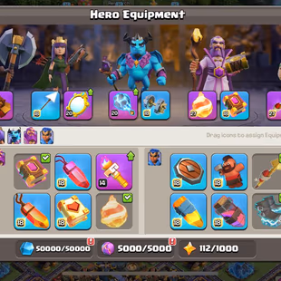 ⚡FREE 1 ACC! TH 18 ALMOST MAX⚡ | XP 238 | PET 11 | BEST TROPHY 5441 | 8 EPIC - 3 MAX EQUIP | 105-102-92-77-55 | SW 1564  - Image 8