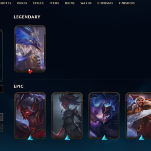 EUW - Unranked - 8 Skin(Aurlion sol legendary skin)  - Level10 - OE 680 - BE 11.6k - RP 100 - Champion 19 - 4 Shard - 3  - Image 4